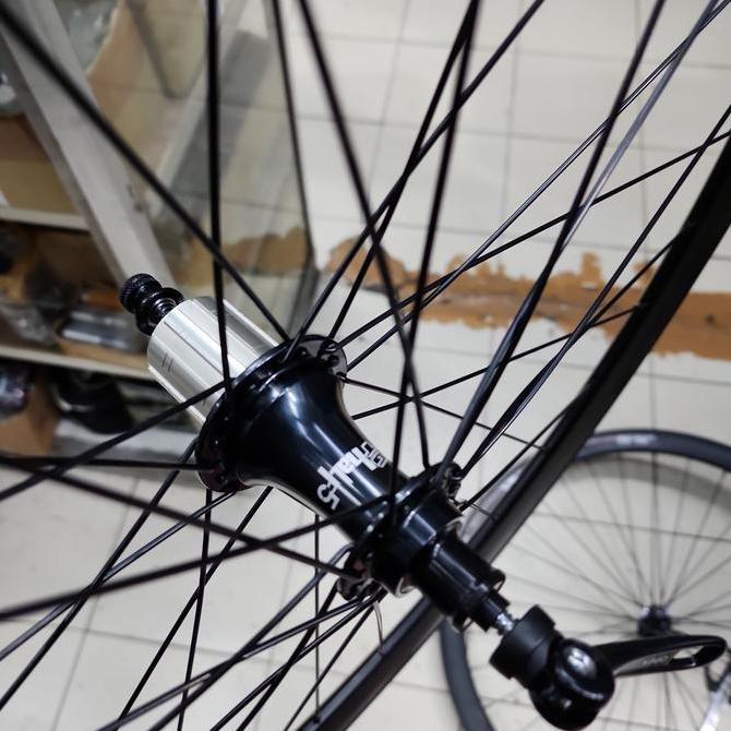 Wheelset Velg Set Roadbike 700c Araya KS-40 Rim Brake Tinggi 4cm Hub GT Half5 Bearing 6 32 Hole 6 PA