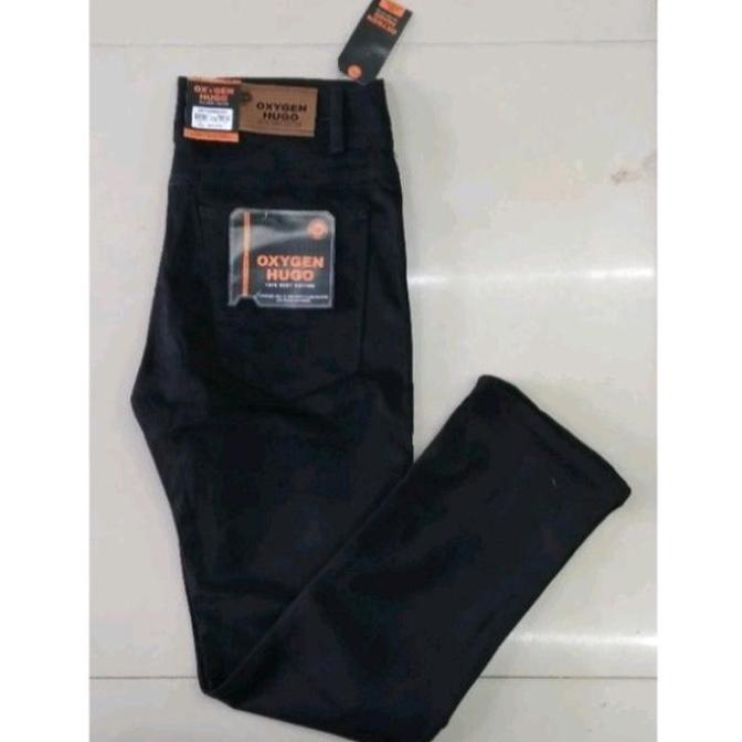 MURAH LEBAY CELANA OXIGEN JEANS PANJANG PRIA HITAM MURAH LEBAY