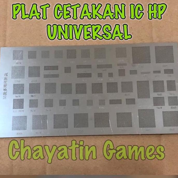 CETAKAN IC HP PONSEL TYPE UNIVERSAL - PLAT CETAKAN IC HP UNIVERSAL NEW