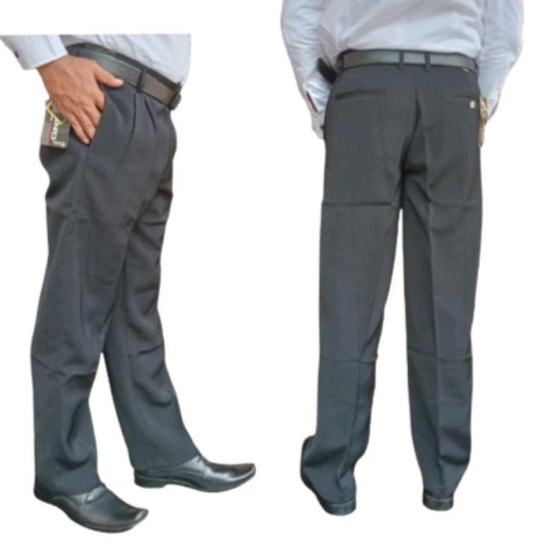 HOT Celana Formal Pria Reguler Standar Rempel Bahan Dasar Kain Premium