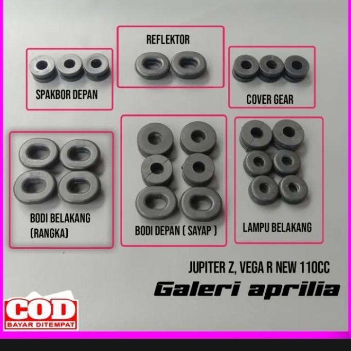 KARET BODI SET JUPITER Z VEGA R NEW 110C/KARET BODY YAMAHA JUPITER Z READY STOCK