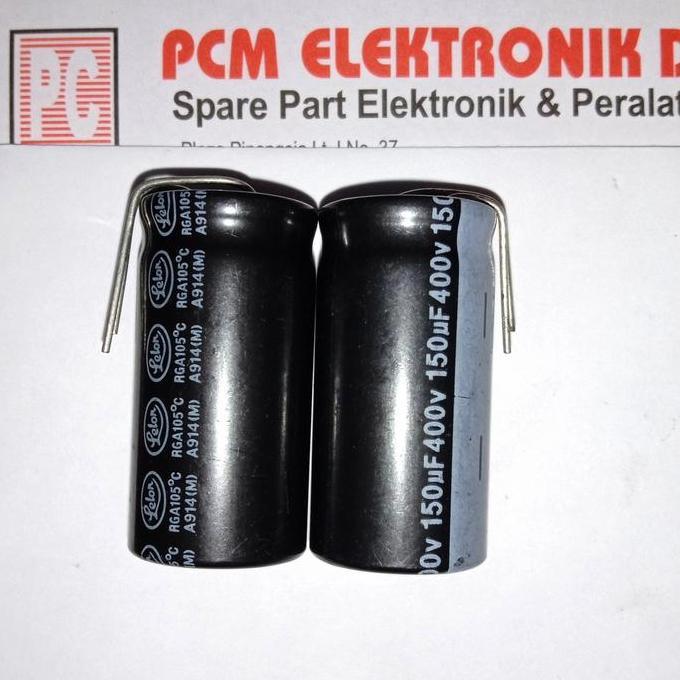 150UF 400V ELCO CAPACITOR 150 UF 400 V D'90