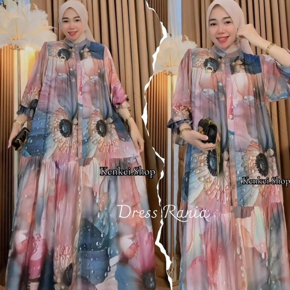 Promo Tokocakadut | Gamis Rayon Jumbo Rania Maxy Dress