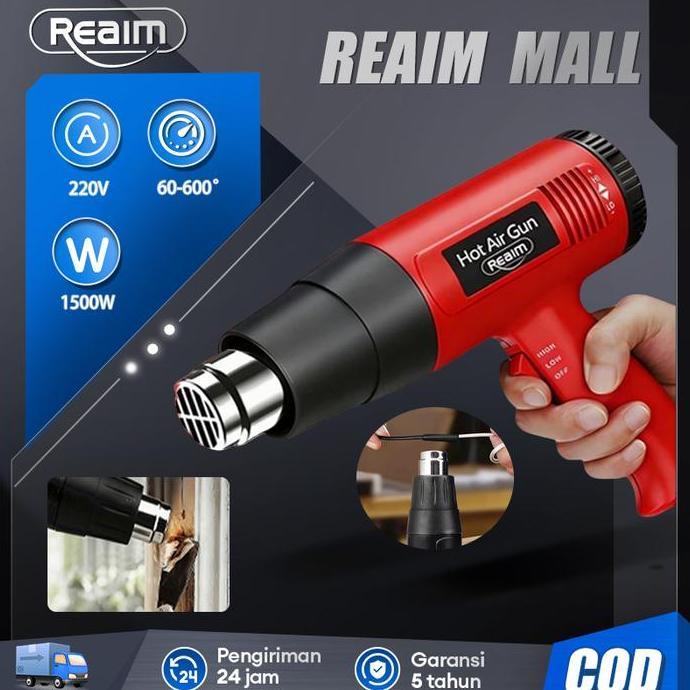 Heat Gun Hot Gun 220V H&L Pro Alat Pemanas Angin Multi Fungsi untuk Kerja Kayu Pelastik Shrink PVC B