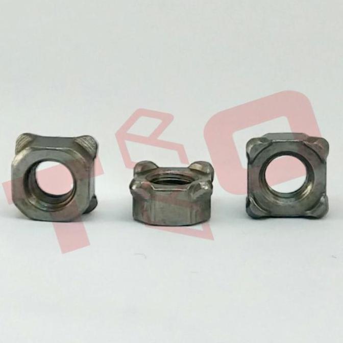 JANSIKORPS - MUR LAS M6 MENTAH - WELDING NUT M6 - MUR KOTAK M6 - MUR LAS 6MM