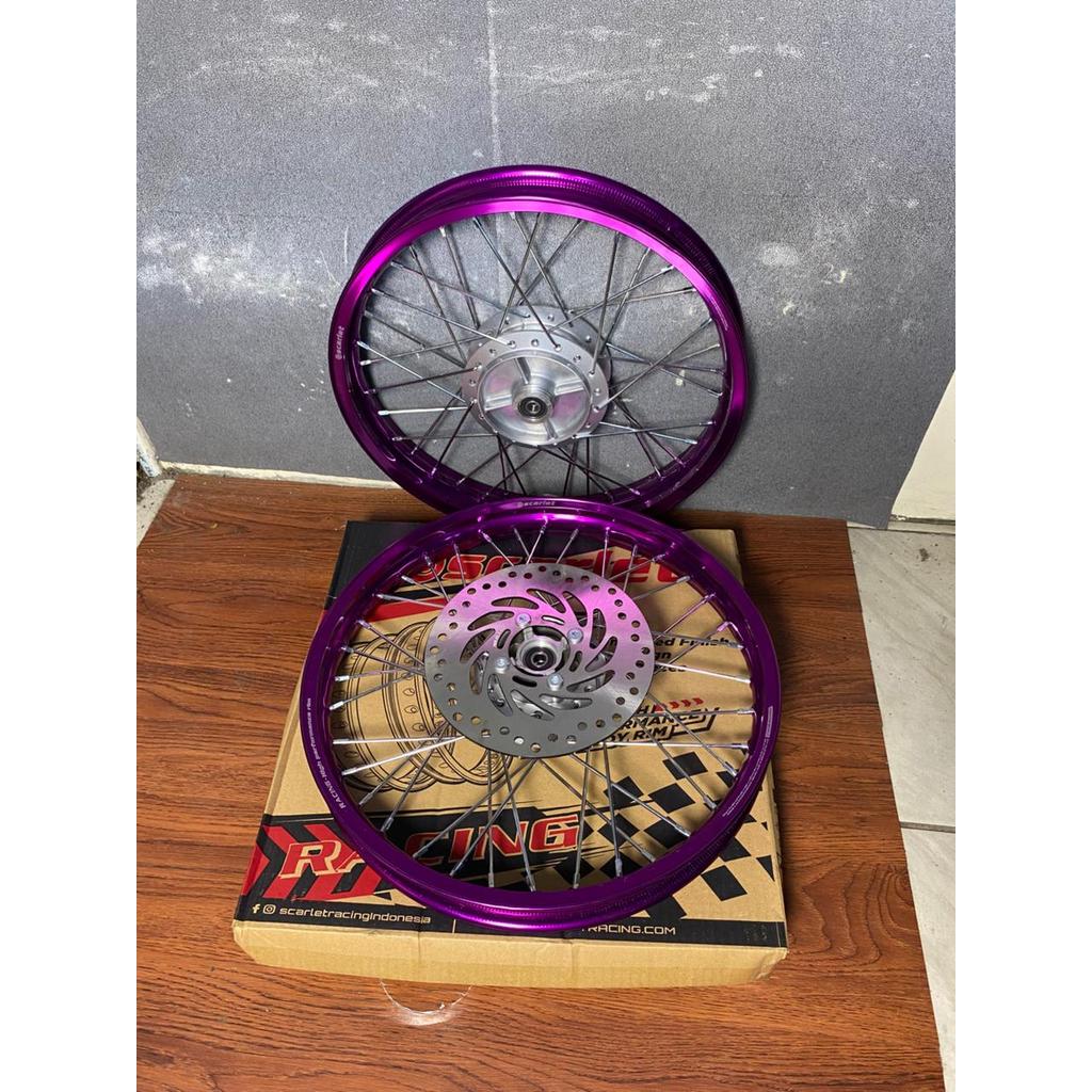 Paket Roda RBT Set Hond4 Absolute revo / Blade / Revo Absolute Ukur 160/185-17 Tanpa Ban + Piringan