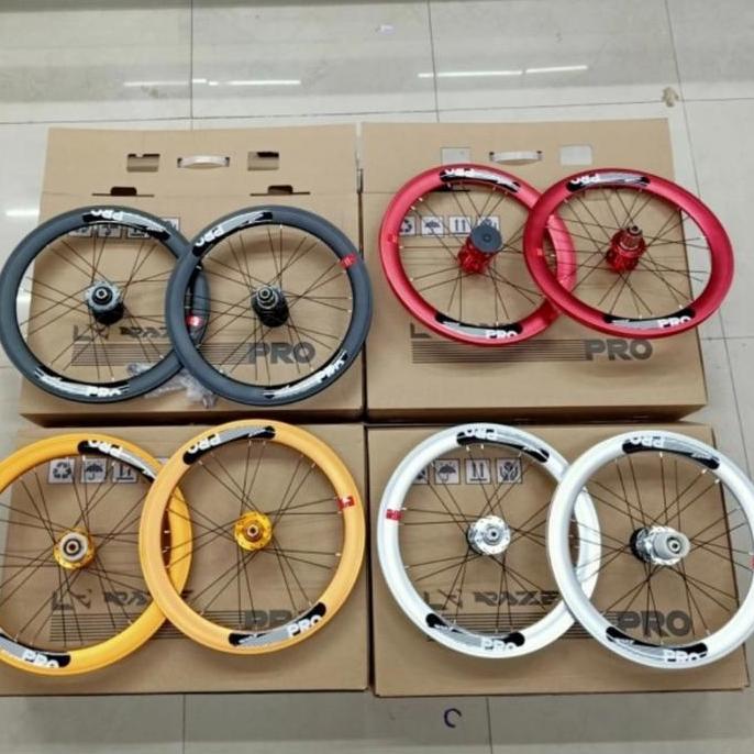 Wheelset 16 349 20 406 RAZE PRO Alloy Disc Brake Old 100/135 Hub Raze Pro