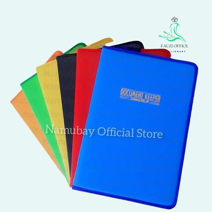 Map Dokumen Keeper Anti Air F4 Isi 40 Lembar Plastik Stationery