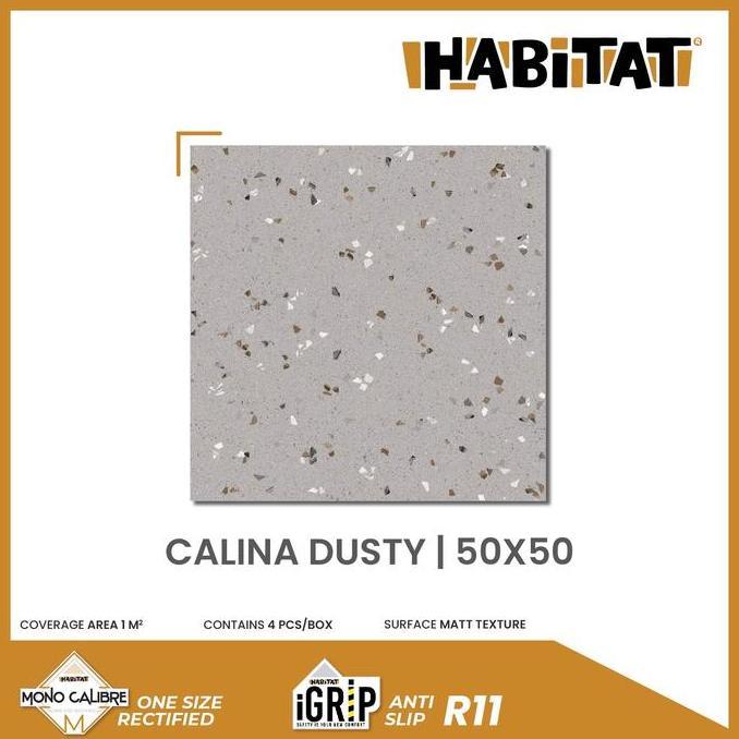 Habitat Calina Dusty 50x50 Keramik Lantai Kamar Mandi