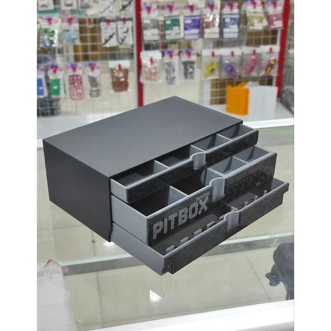 Murah Tamiya Laci / Drawer 3 Susun Portable Pit Box Pitbox