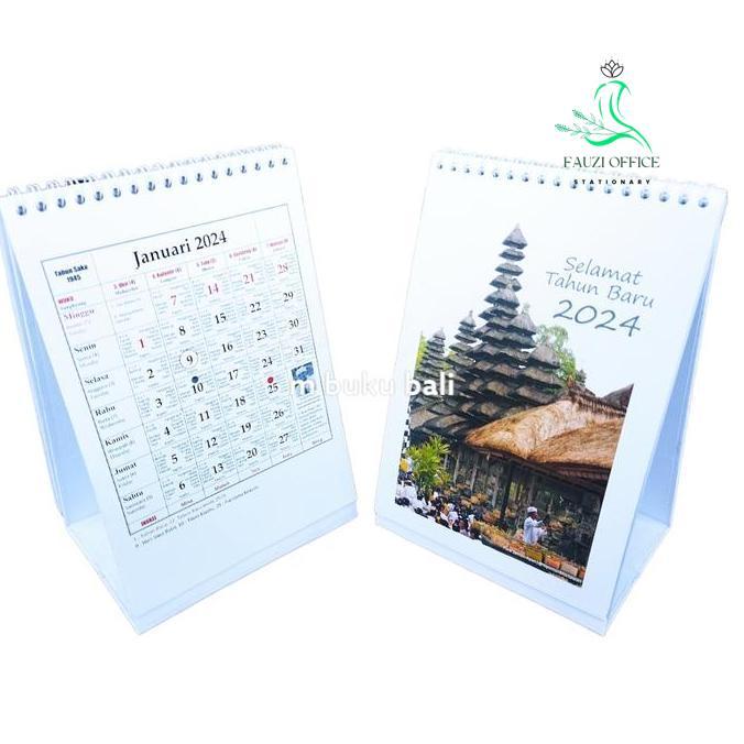 Kalender Meja Bali 2024 Foto Bali