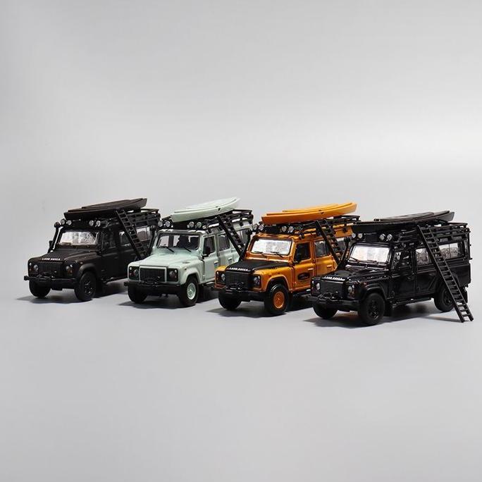 MASTER 1/64 MASTER64148 MASTER64149 LAND ROVER DEFENDER 110 W ACCESORIES CAMEL GREEN DIECAST AS2123