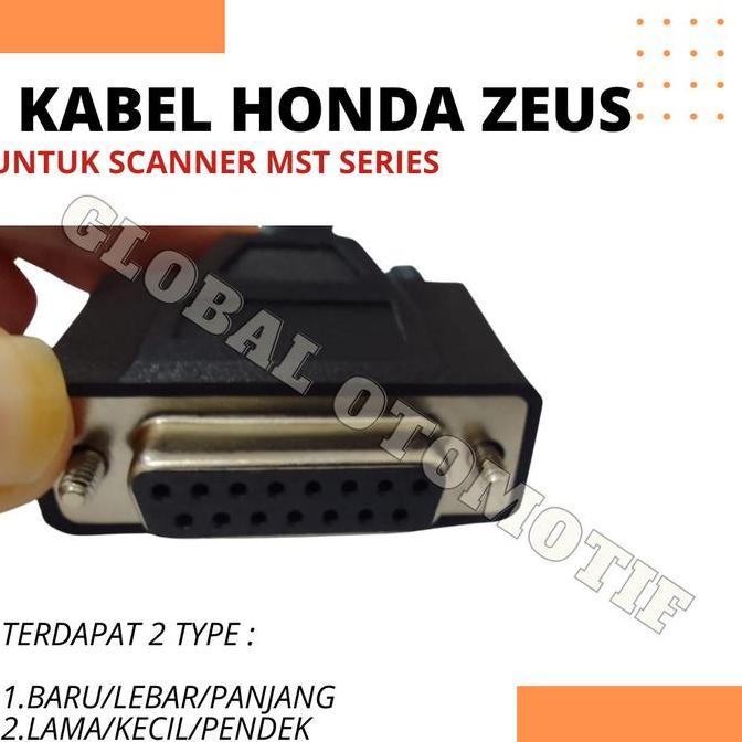 Kabel HONDA Scanner Motor Injeksi MASTER ZEUS MST-100P MST-400 Asli