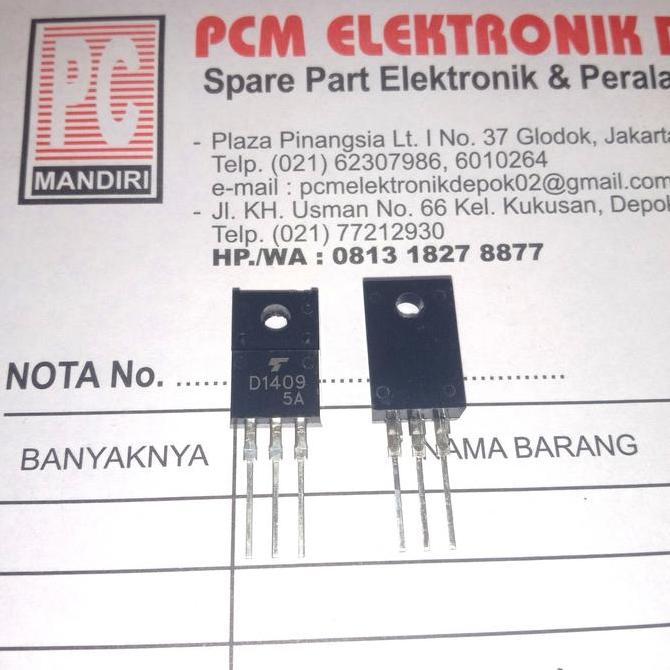 D1409 2SD1409 D 1409 2SD 2 SD1409 TR ORIGINAL TRANSISTOR TO220 TO-220 D'90