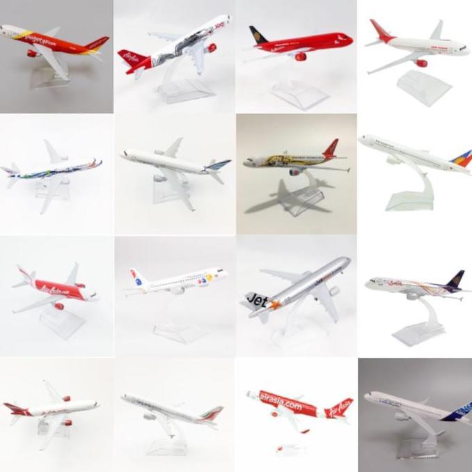 MURAH Diecast Pesawat Airbus A320, banyak variasi, Miniatur A 320 TD