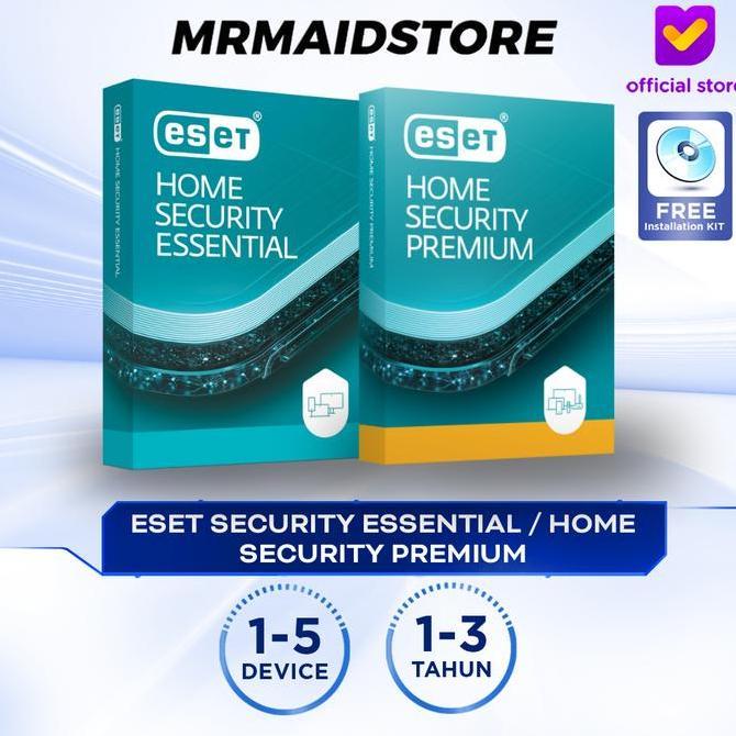 Eset Home Security Essential Antivirus | ESET Home Smart Security Premium - Lastest Version 1-3 Year