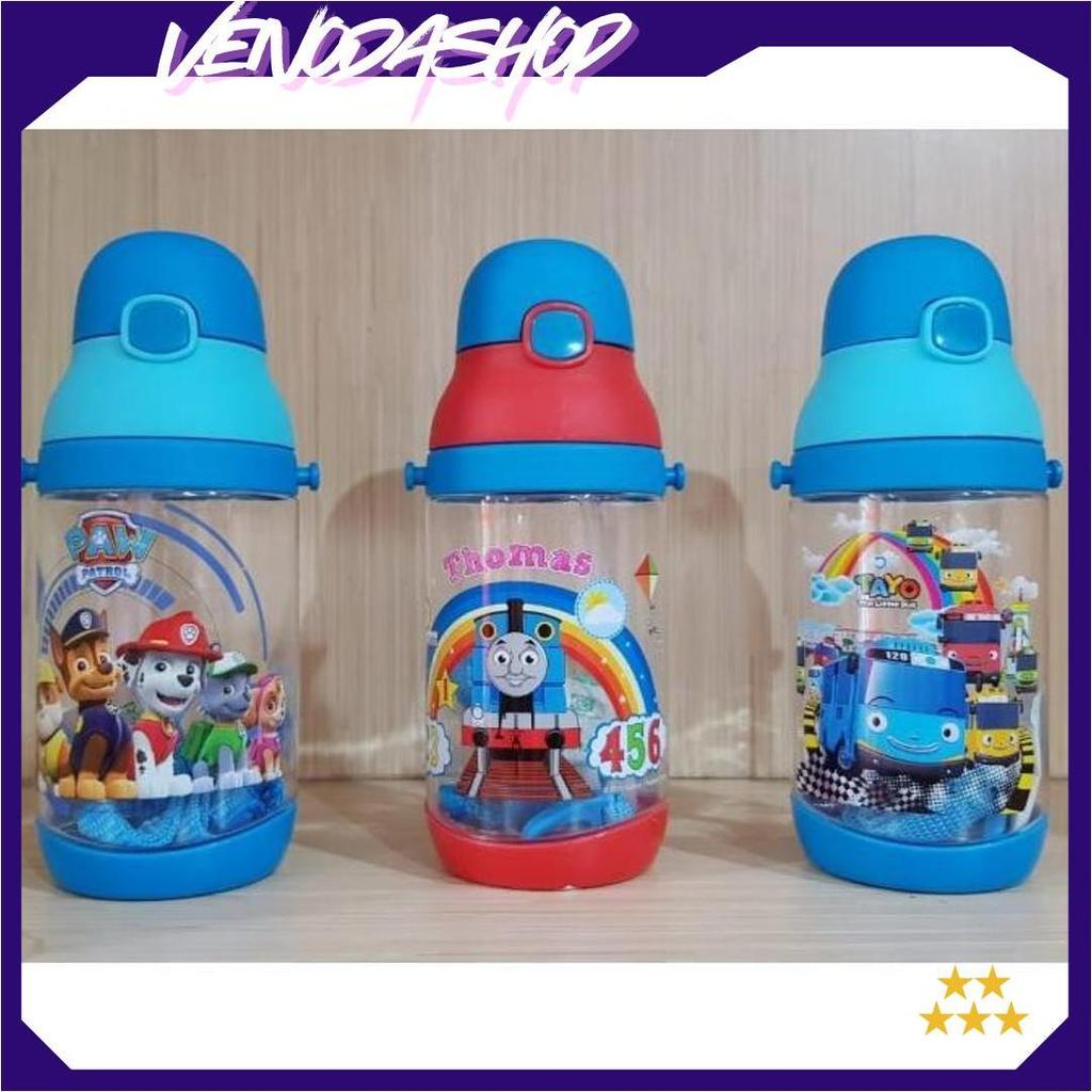 Botol Minum Karakter anak T7001 paw patrol, tayo, little pony, unicorn, lol, thomas and friends 350m