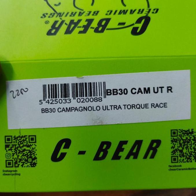 C-Bear BB30 CAM UT R Bottom Bracket BB Ceramic C Bear BB 30 CAMPAGNOLO ULTRA TORQUE RACE