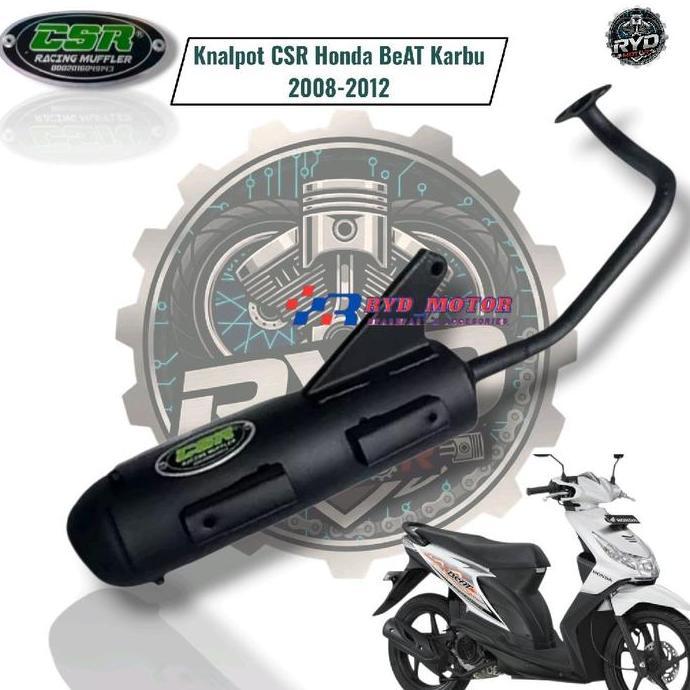 Csr Knalpot Racing Bobokan Csr Beat Karbu Tahun 2008-2012 Untuk Honda Beat Karbu Model Tahun 2008 Hi