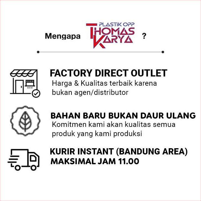 Savexz- Plastik Souvenir 15X30 Tanpa Lem Perekat Isi 100 Opp Bening BungkusHanduk Ultah