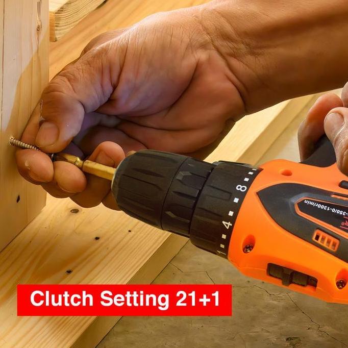 Clamme- Kenmaster Bor Cordless Drill 10Mm 12V -Km-12/Bor Tanpa Kabel - Bor