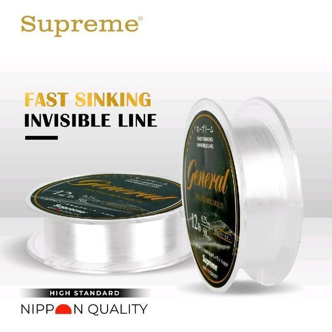 Tarikaja- Senar Leader Supreme General Fluorocarbon Soft 50M Senar Pancing