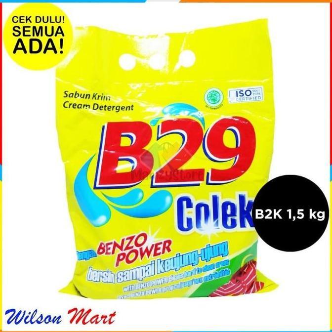 Bersihh- Sabun B29 Colek Pintar B2K Netto : 1,5 Kg