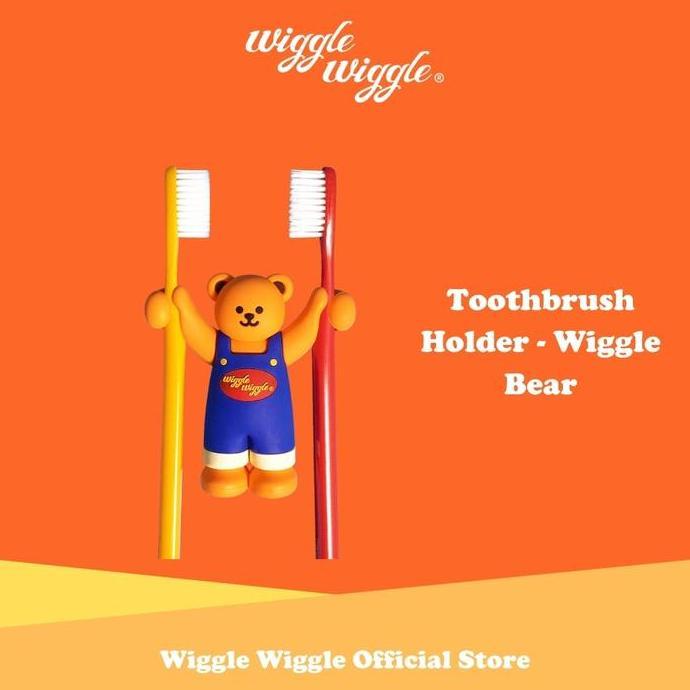 Wiggle Wiggle Toothbrush Holder - Wiggle Bear Wadah Tempat Sikat Gigi