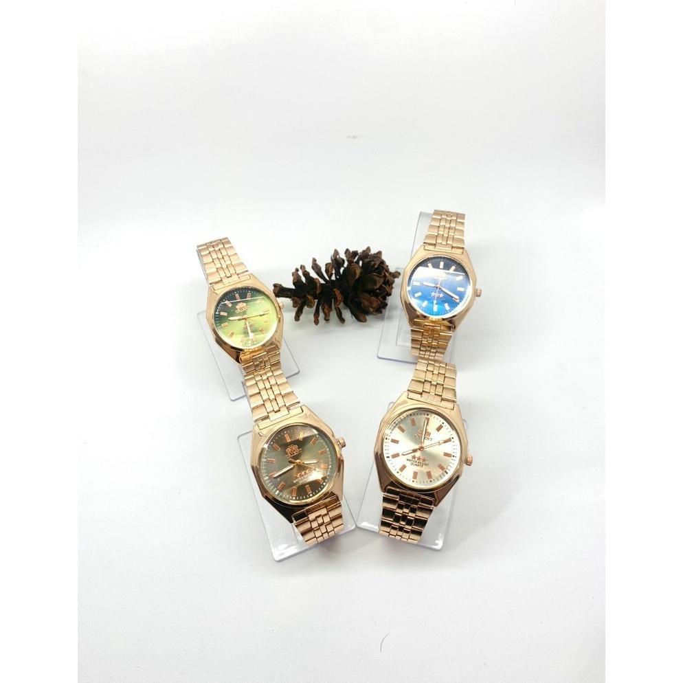 ORIGINAL WBS JAM TANGAN COUPLE ORIENT RANTAI PREMIUM PRIA WANITA GROSIR MURAH ARLOJI OR001
