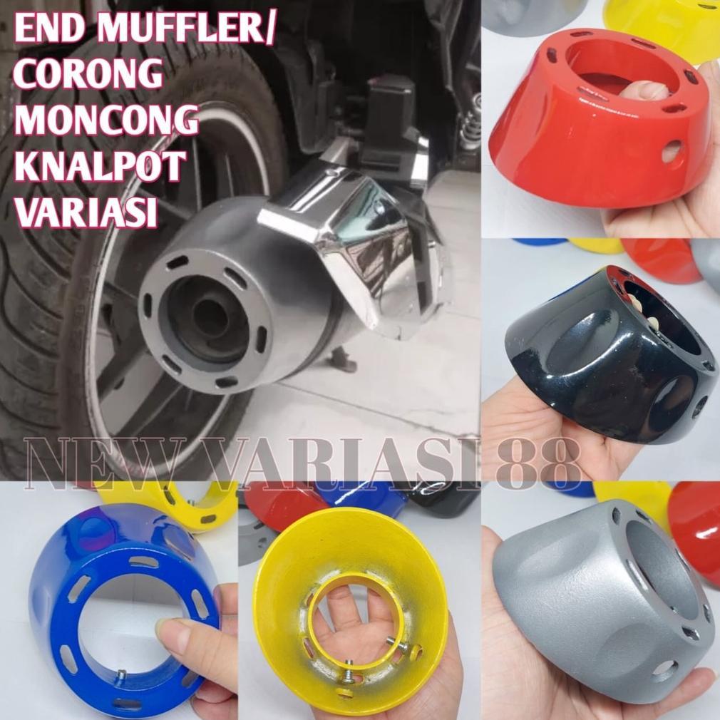 NEW CORONG KNALPOT END MUFFLER ENDCUP MONCONG CORONG KNALPOT VARIO 125 150 PCX MIO SOUL MIO SMILE MI