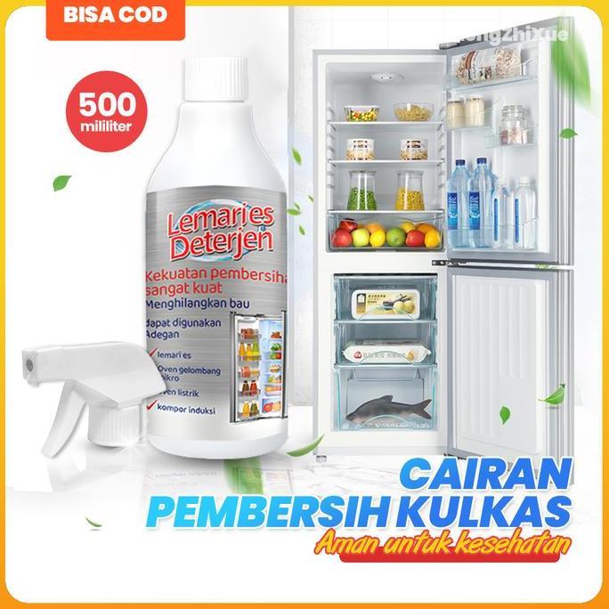 Pembersih kulkas, disinfektan rumah tangga, antibakteri, penghilang bau, pengharum ruangan, semprota