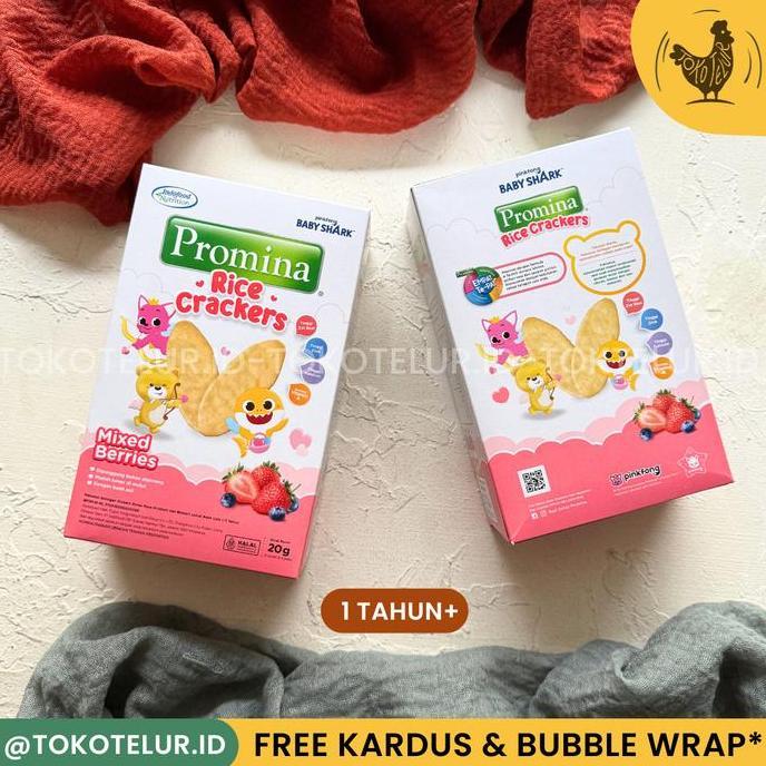 PROMINA - Rice Crackers | Biskuit Bayi Cemilan Snack Bayi (1 tahun+)