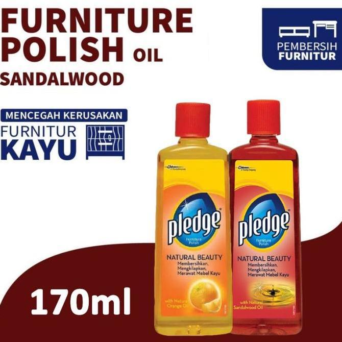 Pledge Furniture Polish Oil Mengkilapkan Furniture Kayu -170 ml