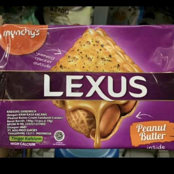 MUNCHYS LEXUS BISKUIT 190GR PEANUT| BISKUIT KACANG | KUE KACANG | ENAK