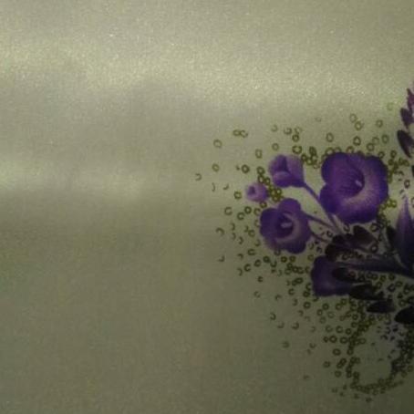 Kain Sutra Silk Flower Printing