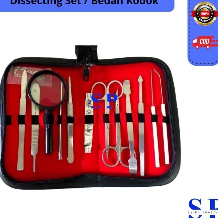 Alat Medis Dissecting Set | Bedah Kodok | Alat Bedah Praktikum | Disecting Kit