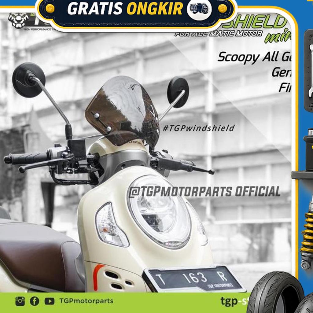 Tgp Windshield Scoopy Genio Fino
