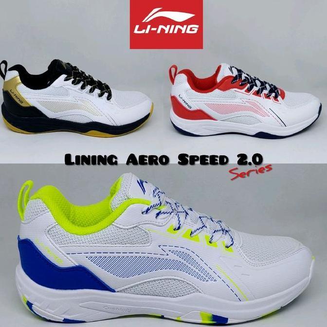 SepatuBadminton Tenis MejaLi-Ning Aero Fly IiSeries (Original)