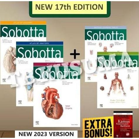 ORIGINAL SOBOTTA ENGLISH ATLAS OF ANATOMY 17ED / SOBOTTA INGGRIS 17TH EDITION