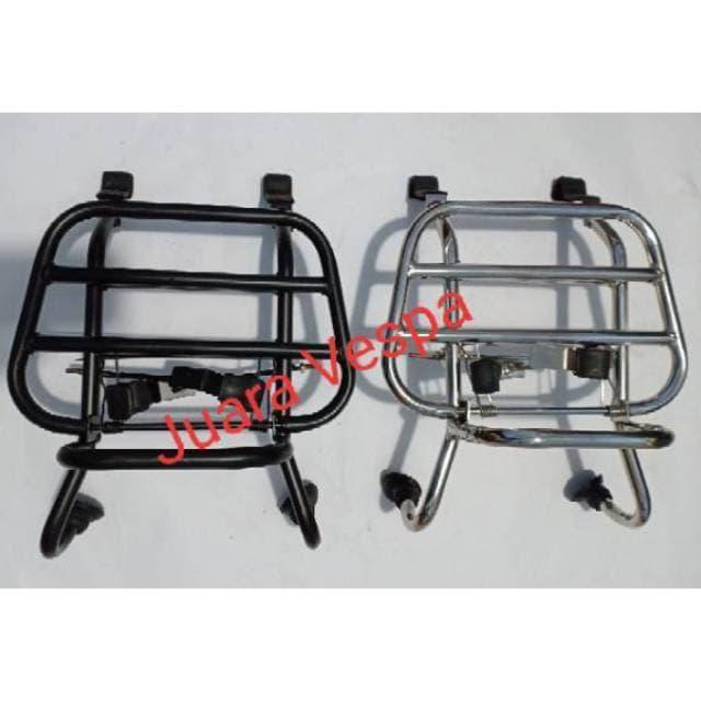 Aksesoris Vespa Rak Depan Front Rack Vespa 2 Tak Px Super Excel Original Dan Terpercaya