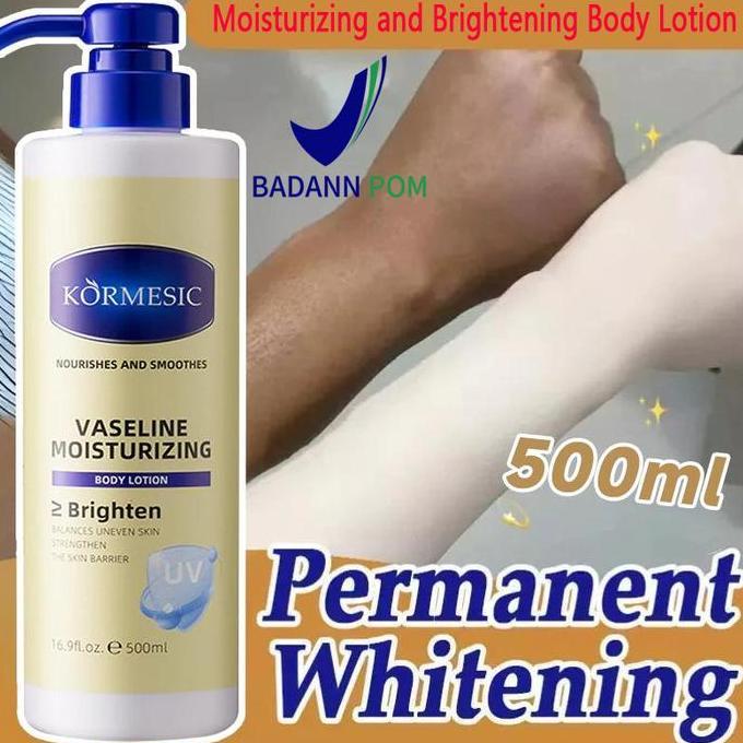 Vaseline Moisturizing and Brightening Body Lotion 500ml Pemutih Badan Permanen Hand Body Pemutih Moi