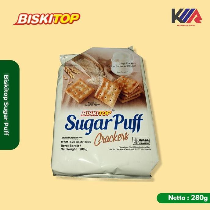 Biskitop Sugar Puff 1 Kardus - Jajan Hajatan Biskuit