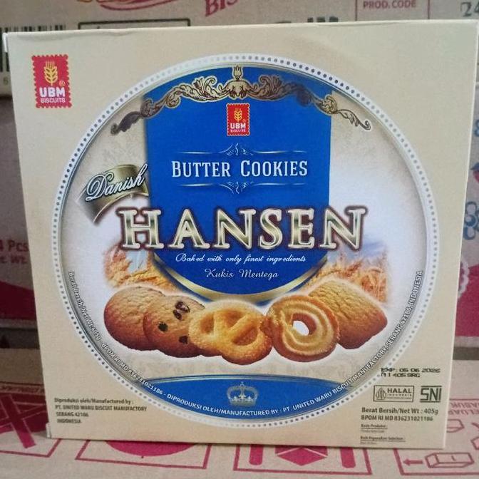 UBM HANSEN BUTTER COOKIES 405gram || Ed 2026