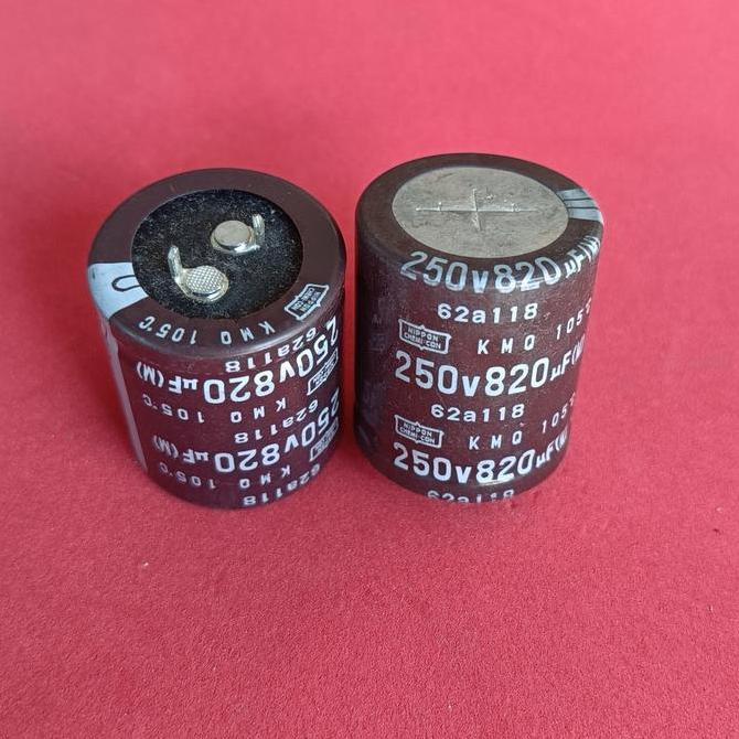 ELCO 820UF 250V NIPPON CHEMICON COKLAT ORIGINAL TKEDRO