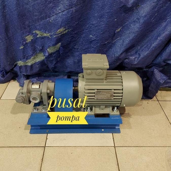 agniyashp / Gear Pump Koshin GL 25-5 c/w Motor Siemens 2 hp 4 pole +Base Plate Diskon