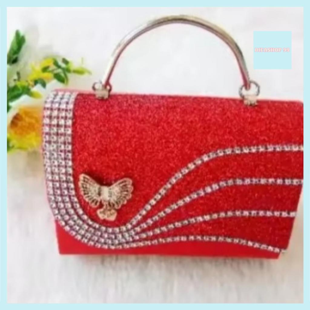 Tas Selempang Pesta Kondangan Mantenan Resepsi Wanita Elegan Bahan Sintetis