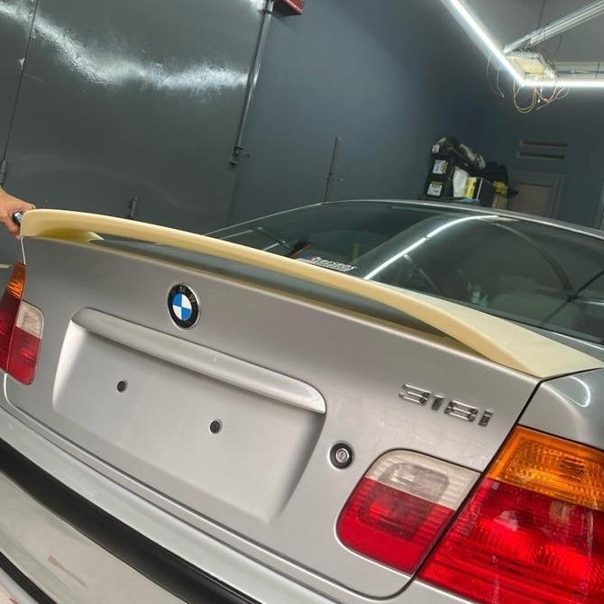 Wing Spoiler Bmw E46 Hamann Style Plastik Abs (1998-2004) Coupe Dan Sedan*