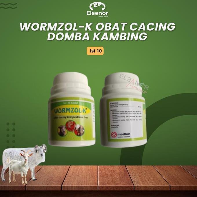 Wormzol K Obat Cacing Domba Kambing Ternak Medion