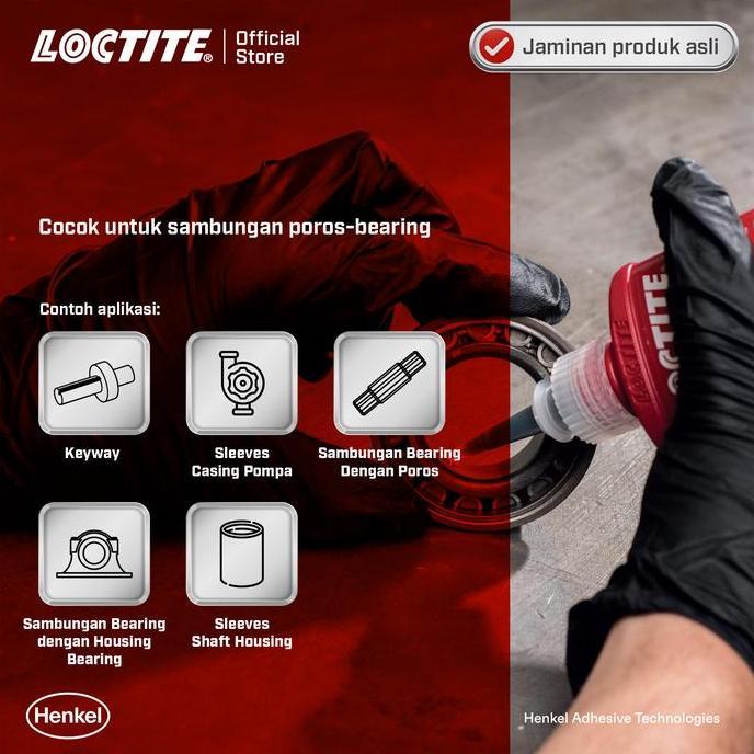 Promo Henkel Loctite 641 Retaining Compound Lem Bearing - 50 Ml (Twin Pack) Cod