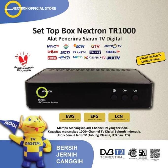 SET TOP BOX STB TV DIGITAL DVB T2 NEXTRON TR1000 ADAPTOR LG KOREA TKEDRO